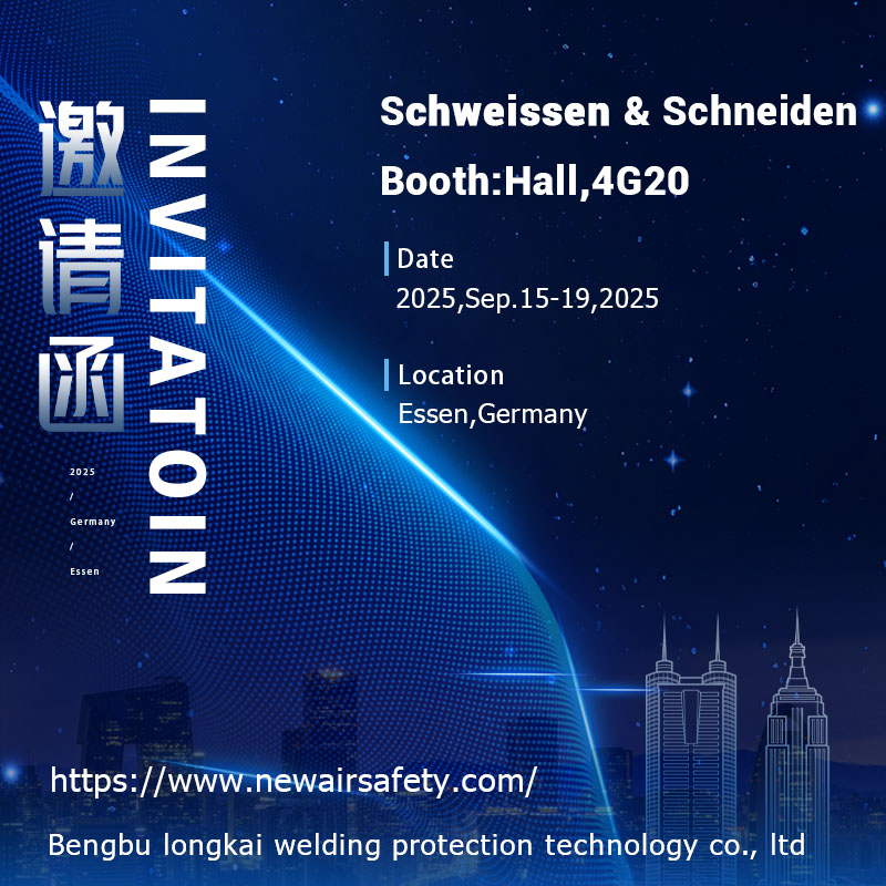 NEW AIR présentera son respirateur à épuration d'air motorisé au salon SCHWEISSEN & SCHNEIDEN 2025