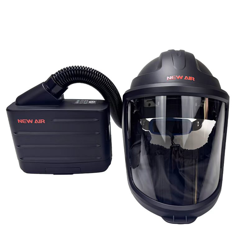 Casque de chantier NEW AIR (compatible avec les appareils de protection respiratoire à ventilation assistée) conforme à la norme EN397 (autotest) pour la certification CE