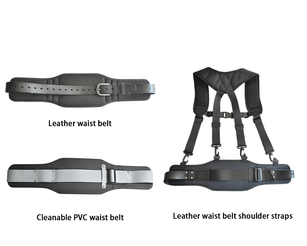 Kit PAPR BXH-3001 - Différentes options de ceinture