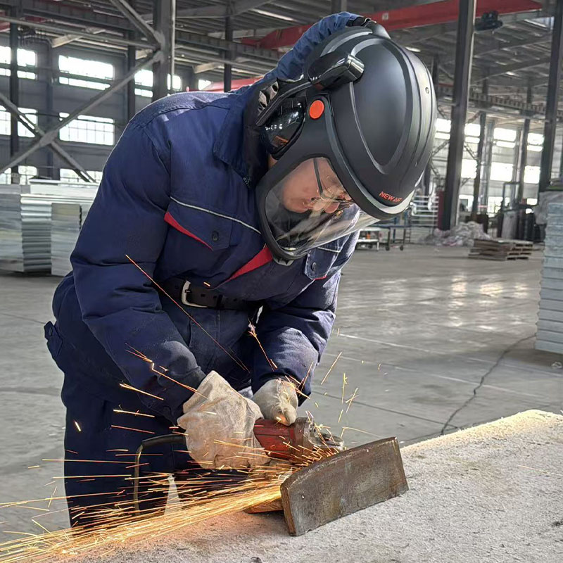 BXH-3001 PAPR avec casque de protection pour le meulage et le polissage